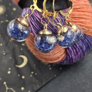 Midnight Bloom Stitchmarker Set